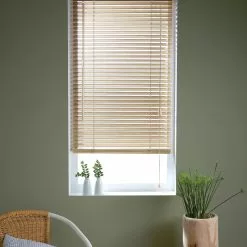 Store Vénitien Bois, Beige Rushmore, L.40 X H.130 Cm