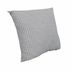 Coussin Romy INSPIRE, Blanc/gris L.35xH.35 Cm