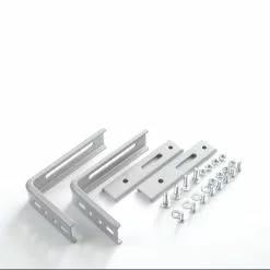 Lot De 2 équerres Murales Gris Pour Tout Type De Store, 6 à 16 Cm