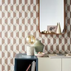 Miroir Rectangulaire Tablette, Chêne, L.34.5 X H.55.5 Cm