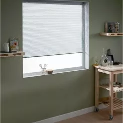 Store Vénitien Aluminium, Argenté Automatique San Francisco, L.40 X H.130 Cm