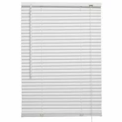Store Vénitien Pvc Pvc, Blanc-blanc N°0, L.100 X H.175 Cm