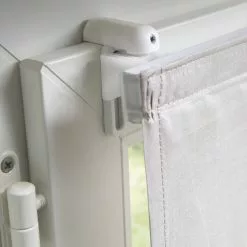 2 Supports Métalliques Auto-serrants Renforcés, Blanc, Pour Tout Type De Store