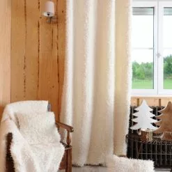 Coussin Mouton, Blanc L.40 X H.10 Cm