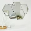 Miroir Design Hexa Silver, Miroir -Miroir Basprix 2 307