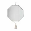Miroir Hexagonal Bella, Noir, L.40 X H.40 Cm -Miroir Basprix 3 298