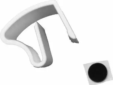 Jeu De 3 Supports Plastiques, Blanc, Pour Store Vénitien 3 Jeu De 3 Supports Plastiques, Blanc, Pour Store Vénitien