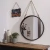 Miroir Rond Corde, Cuivre Diam.54 Cm -Miroir Basprix 4 271