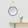 Miroir Rond Corde, Noir Diam.50 Cm -Miroir Basprix 5 240