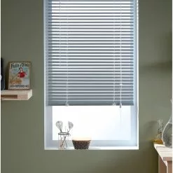 Store Vénitien Aluminium, Gris Los Angeles, L.40 X H.175 Cm