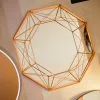 Miroir Hexagonal, Cuivre, L.46 X H.46 Cm -Miroir Basprix 6 220