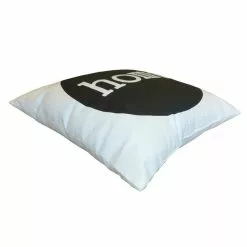 Coussin Home, Noir Et Blanc L.38 X H.38 Cm