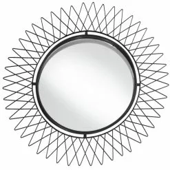 Miroir Rond Solaire Diam.65.5 Cm