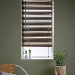 Store Vénitien Bois, Marron Rushmore, L.50 X H.130 Cm