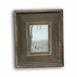 Cadre Bornéo, L.13 X H.9 Cm, Bois Marron Foncé