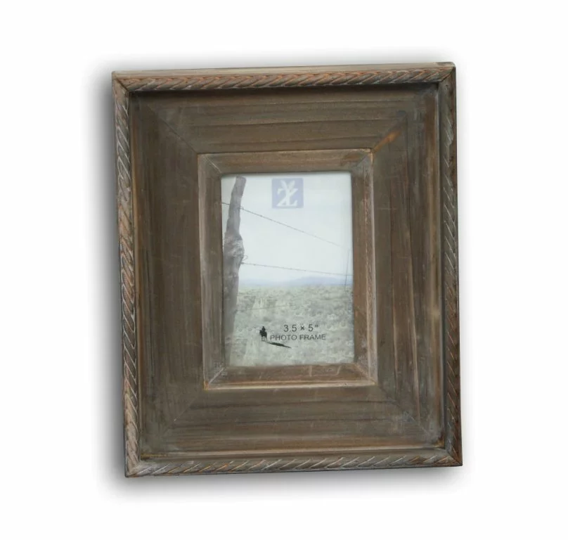 Cadre Bornéo, L.13 X H.9 Cm, Bois Marron Foncé 3 Cadre Bornéo, L.13 X H.9 Cm, Bois Marron Foncé