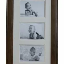 Cadre Multivue Ada, Marron Foncé, 3 Vues, L.31,2 X H.52 Cm