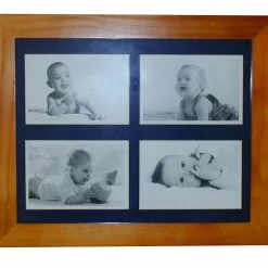 Cadre Multivue Donald, Chêne, 4 Vues, L.39 X H.39 Cm