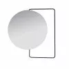 Miroir Rond Clever Métal, Noir Diam.60 Cm -Miroir Basprix jpg 1 92