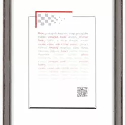 Cadre Hendaye, L.10 X H.15 Cm, Bois Taupe