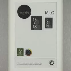 Cadre Milo, L.13 X H.18 Cm, Argent