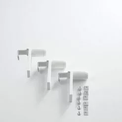 Lot De 3 Supports De Fixation Sans Perçage Blanc Pour Tout Type De Store