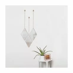 Assortiment De 3 Miroirs Losange Dima, Cuivre