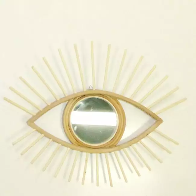 Miroir Ovale Lynx Bambou, Naturel, L.45 X H.35 Cm 3 Miroir Ovale Lynx Bambou, Naturel, L.45 X H.35 Cm